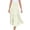 Beige, variant on Lindreshi Womens Skirts Knee Length Boho Fashion Women Solid Casual Ruched Ruffles Elastic Waist Skirts