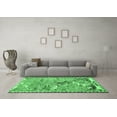 thumbnail image 3 of Ahgly Company Indoor Square Animal Emerald Green Traditional Area Rugs, 6' Square, 3 of 4