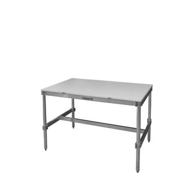 Prairie View AIFT303424-PT Table en Aluminium Poly Top I-Frame - 34 à 35.5 x 30 x 24 Po.
