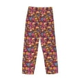 thumbnail image 6 of Balery Skull blue daisy flower print Men's Pajama Pants,Ultra Lightweight Pjs,Lounge Pant-X-Large, 6 of 9