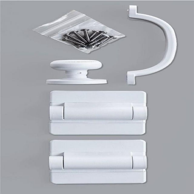 Screen Tight Screen Dr Hdwr Kit Hd Poly Wht