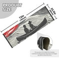 thumbnail image 5 of Yayeee Runner Rug for Bedroom 2'x6' Machine Washable Hallway Non Slip Mat, Black Illusionary Boat, 5 of 8