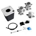 thumbnail image 6 of GELUOXI Hydroponic Growing System Outdoor Indoor Vertical Garden Home Gardening System Vertical Garden Planter with Pump and Movable Water Tank Vegetable Plant Gift for Gardening fans Black (25-plant), 6 of 12