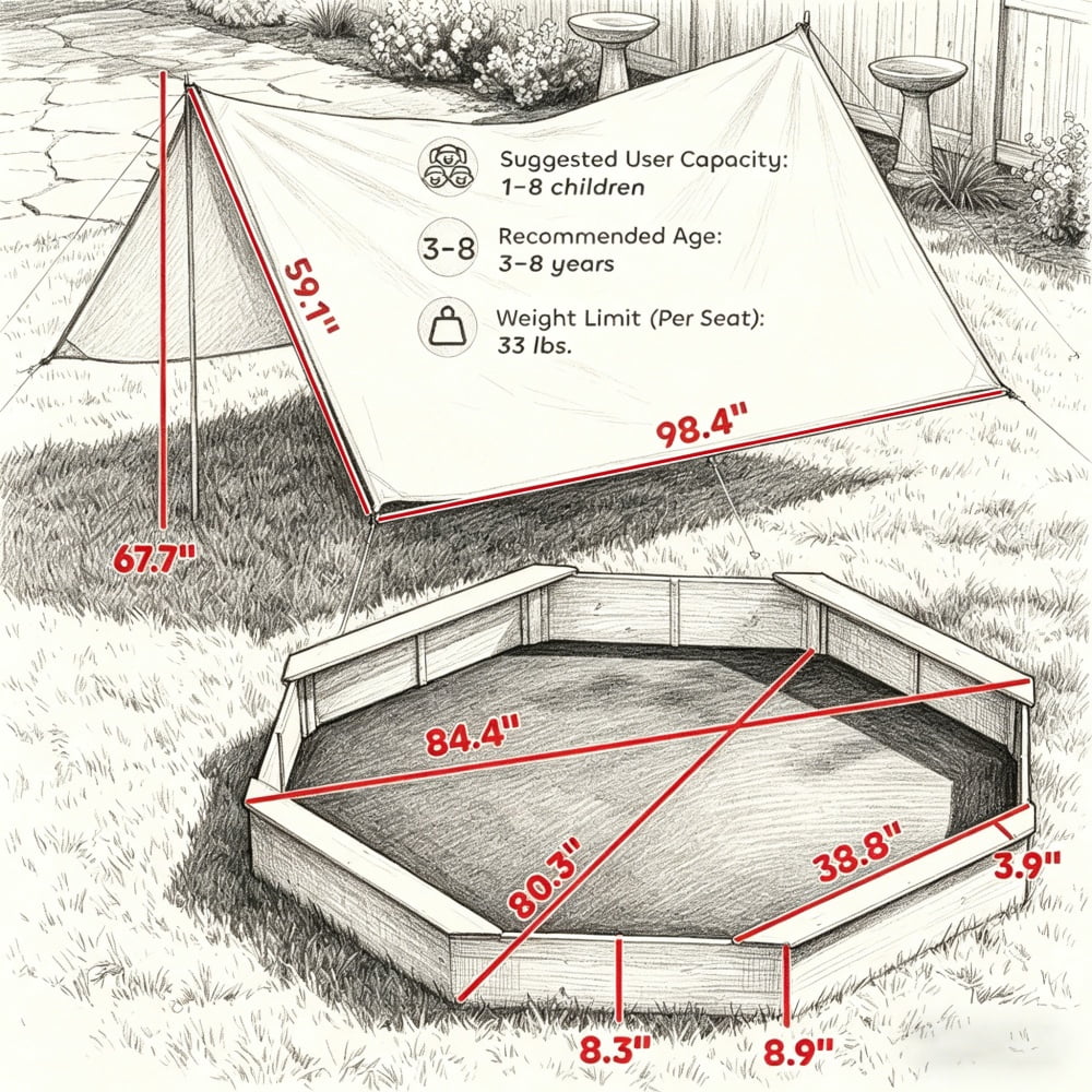 Wooden Sandbox
