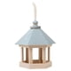 thumbnail image 3 of Hanging Bird Feeder Bird House Shaped Garden Outdoor Birdhouse Wooden Parrots House Garden Nest, 3 of 5