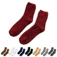 thumbnail image 4 of Fimkaul Womens Socks Wool Thermal Hiking Boot Warm Thick Cozy Crew Comfy Work For Summer Winter Fall Mens Socks, 4 of 7