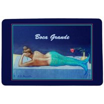 Betsy Drake DM073 Mermaid Door Mat - 18 x 26 in.
