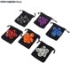thumbnail image 2 of Juego de dados poliédricos con bolsa, números de 6 colores de D4, D6, D8, D10, D %, D12, D20 para juegos de mesa DND RPG, 7 unidades por juego, 2 of 4