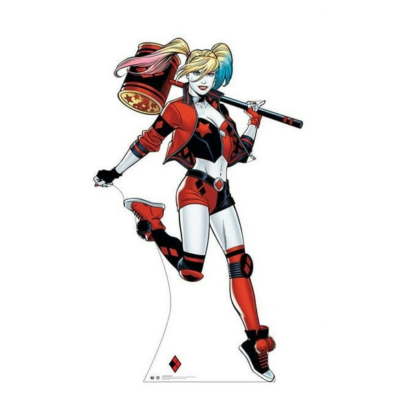 Advanced Graphics 3094 70 x 42 in. Harley Quinn Cardboard Cutout