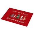 thumbnail image 3 of RV Seis nuevos cojines de mesa de Navidad árbol de Navidad fruta letras inglesas decoración del hogar cojín 45*30cm Brillar Electrónica, 3 of 5