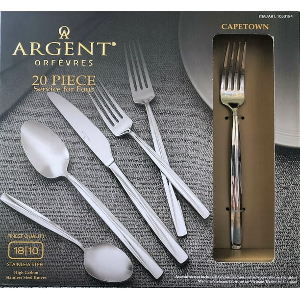 Argent Orfevres 20 piece (Service for 4) Capetown 1810 Stainless Steel