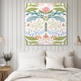 thumbnail image 4 of Boho Green Flower Wall Art Painting on Canvas, Botanical Watercolor Leaf Floral Canvas Art Home Prints Wall Art Framed Modern Artwork for Living Room Bedroom Wall Decor 12x12in, 4 of 9