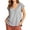 Black05, variant on Tops for Women Trendy Deep V Neck Cap Sleeve Vertical Striped Blouse, Side Split Curved Hem Loose Top, Lightweight Summer Daily Shirt Blouses for Women Dressy Casual