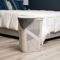 thumbnail image 2 of 60L Slim Laundry Hamper, Clothes Basket, Lid, Ventilated, Plastic, 17.25"L x 13.75"W x 23.5"H, 2 of 6