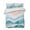 Teal Green, variant on Quilts Twin XL Size, Purple Waves Coastal Soft Comforter Bedding Set for Bed, PurpleOmbre Summer Beach Oceans Lightweight Quilted Bedspread with Pillow Cover(2 Pieces) for All Season, 68x98 Inch