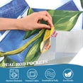 thumbnail image 3 of Yayeee Kitchen Curtains Tier Pair Light Filtering 27"x24" Rod Pocket Short Cafe Window Panel, Lemon Checkered, 3 of 7