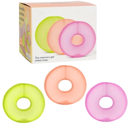 3pcs Jumbo Squeeze Stress Ball Donut Squishy toys Soft Gel Stress Relief Fidget Toy for Adults & Teens | Stress Relief & Desk Toy | Algae 3Color#027