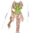 thumbnail image 3 of Hvmvliv Easter Bow Decor Linen Bow Ribbon, Spring Wreath Accessory for Door Gift Packaging Decor Pink, 3 of 7