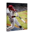 thumbnail image 3 of Stupell Industries Athlete Hitting Baseball Sports & Sports Teams Painting Wrapped Canvas Canvas Art Print Wall Art, 36 x 48, 3 of 7