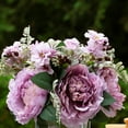 thumbnail image 5 of ENOVA FLORAL Artificial Flower Arrangement with Vase,Mixed Artificial Silk Peony Flower in Vase for Decoration Home Office, Wedding Centerpiece, 5 of 5
