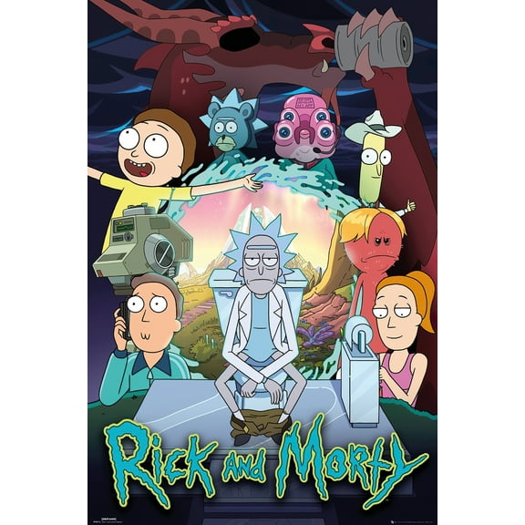 Rick And Morty - TV Show Poster / Print (Rick & Morty - Season 4 - Key Art)