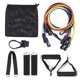 thumbnail image 4 of 11pcs Resistance Bands Set Workout Fitness Exercise Tube Bands Door Anchor Ankle Straps Cushioned Handles with Carry Bags for Home Gym Travel, 4 of 5