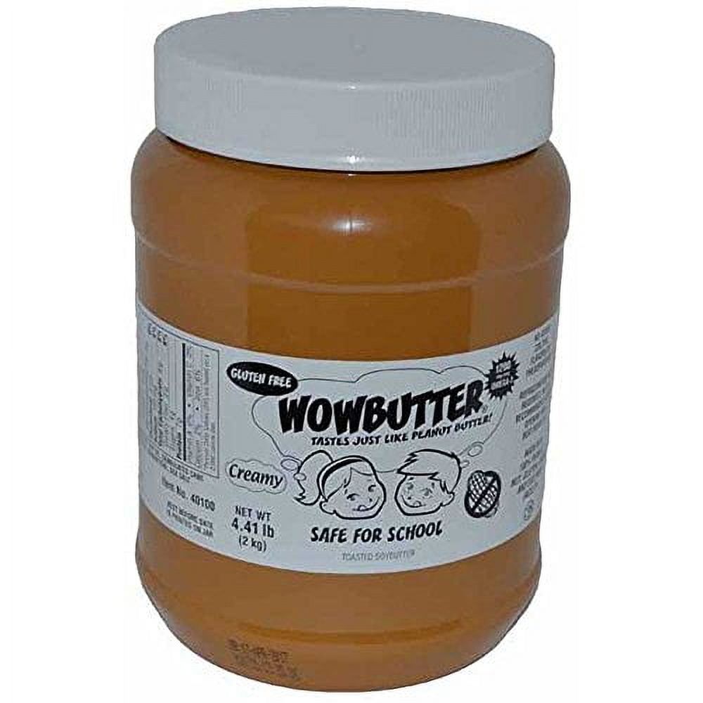 Wowbutter Peanut Free Spread Jars Creamy, 4.4 lb - Case of 2