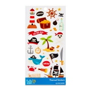 Hello Hobby Multicolor Pirate Themed Stickers, 32 Count