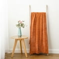 thumbnail image 5 of Battilo Orange Throw Blanket,Chenille Knit Throws,Farmhouse Halloween Blanket,Fall Throw,51"x67", 5 of 9
