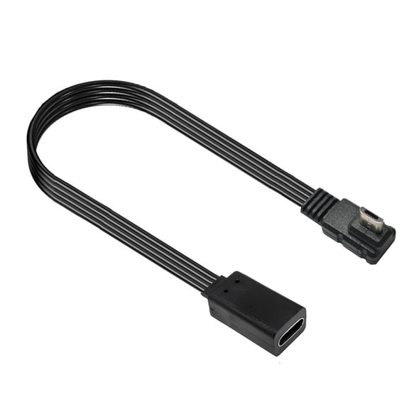 Lerpwige Type C Female To Microed USB Male Adapter Angled Connectors For Tight Space