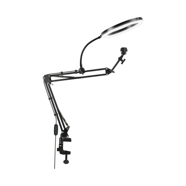 Esquirla Support de Bureau Pratique à Hauteur Réglable pour Tablette, Support pour Table, Bureau, Lumière 26 cm
