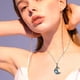 thumbnail image 4 of Collar vintage boho con piedras lunares, collar con colgante de luna recortada, collar, joyería, 4 of 8