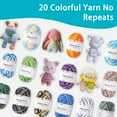 thumbnail image 5 of Brainybites Crochet Yarn Clearance Multi Color Acrylic Yarn Crochet Yarn Starter kit for Knitting Crocheting Weaving Adult and Kid Craft Projects, 5 of 9