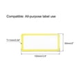thumbnail image 2 of Magn?ticas Etiquetas Seco Borrado Reutilizables Nombre Etiqueta 3.9" x 2" para Escritura Placas para Manualidades, Refrigerador, Metal Estantes Amarillo Paquete de 20 Unique Bargains rotuladoras industriales, 2 of 6