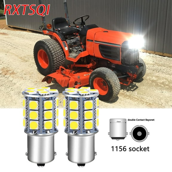2 EX Bright LED light bulbs for Kubota B7500 B7610 B7800 pn 66591-55630 tractor