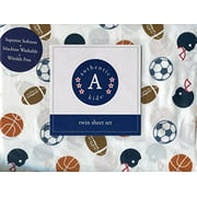 Authentic Kids Sports Balls Twin Sheet Set