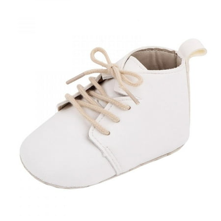 

Baby PU Leather Shoes Lace-up England Kid First Walker Toddlers