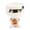 B, variant on Sruoe Halloween Mummy Boy Holding Pumpkin Candy Bowl Set - Suitable for Holiday Decorations