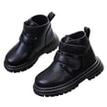 thumbnail image 2 of LvhaoGJOB Kids' Ankle Boots for Everyday Wear - Side Zipper Closure, Comfortable Fit, 2 of 7