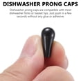 thumbnail image 2 of IFANLANDOR 100PCS Black PVC Dishwasher Jacket Wire Protectors Prevents Scratches Daily Usage, 2 of 8
