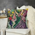 thumbnail image 2 of BANET Art Pillow Covers Painting Pillow Cases Sorrow of The King Decorative Cushion Covers for Sofa Couch 20x20in, 2 of 5