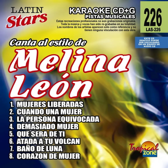Karaoke Latin Stars 226  Melina Leon