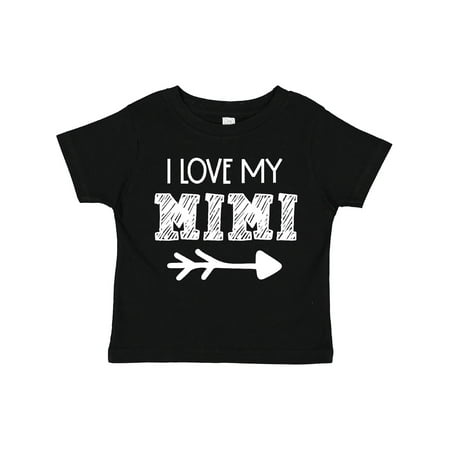 

Inktastic I Love My Mimi with Arrow Gift Toddler Boy or Toddler Girl T-Shirt