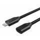 thumbnail image 1 of Cable de extensión Lightning de 1 m para iPhone y iPad, cable de extensión para iPhone, conector hembra a macho con certificación MFI de Apple, transferencia de datos de audio, video y música, 1 of 5