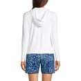 thumbnail image 2 of Lands' End Women's Petite SunShade UPF 50 Hooded Zip Front Rash Guard, 2 of 4