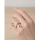 thumbnail image 5 of Anillo de oro laminado estilo de cierre ajustable, 5 of 7