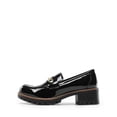 thumbnail image 4 of Zapatos DREAM PAIRS Mocasines Chunky Plataforma Negro 8.5, 4 of 7
