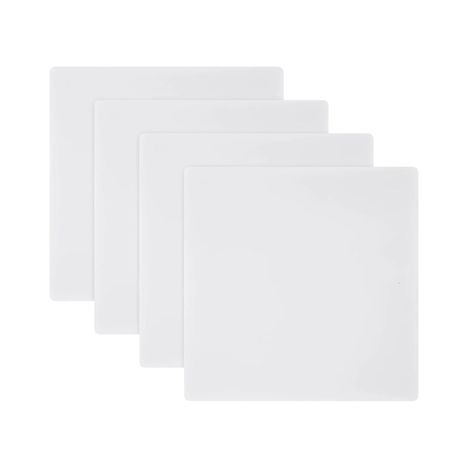 S SERENABLE 4 Pieces Cutting Mats Double Sided Non Slip Quilting Mats Sewing Accessories PP Material Multiple Purposes Stable Surface Suitable for Projects Crafts Sewing Modeling 25.4cmx25.4cm