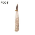 thumbnail image 2 of Yesbay 4Pcs Handheld Fruit Vegetable Hanging Bags Mesh Onion Storage Pouches Holder,White 4pcs, 2 of 7
