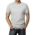 thumbnail image 1 of H2H Men's Basic Fashion Crew-neck T-sihrt ASHGRAY US XL/Asia 2XL (CMTTS0198), 1 of 6